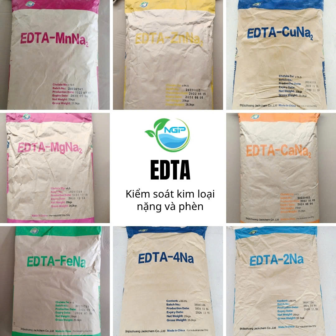 Hóa chất kiểm soát kim loại nặng và phèn